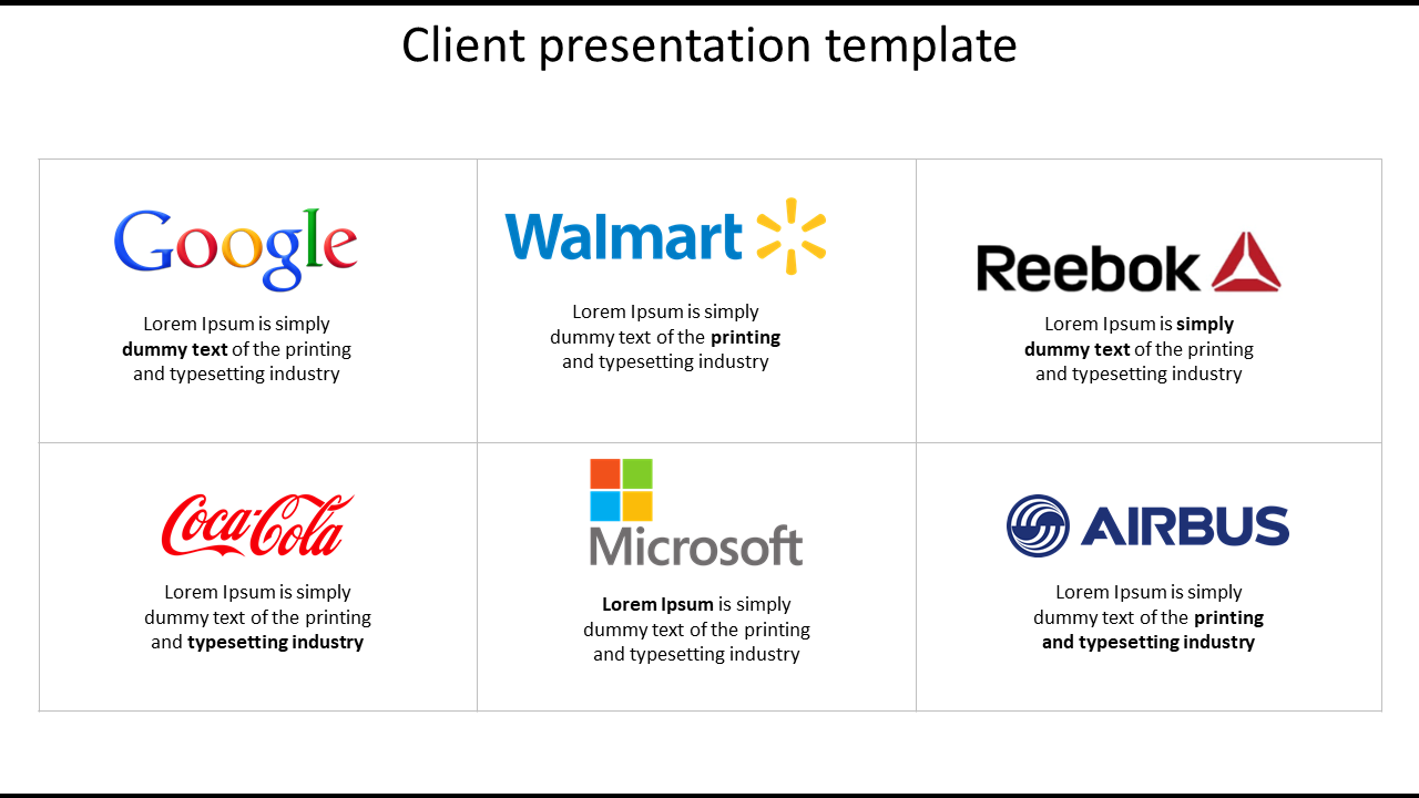 Find the Best Client Presentation Template Slide Themes